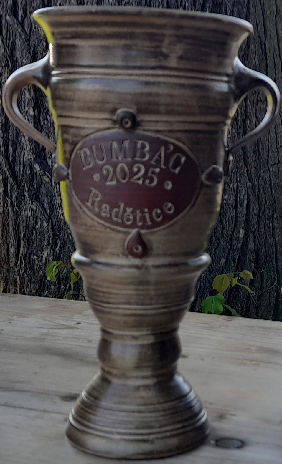 Pohár - dárek od Petyho